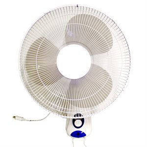 Oscillating Wall Fan 16in 3-Speed